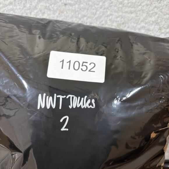 NWT Joules Jacket Womens US 2 Black Snug Long Puffer Showerproof Hooded Coat - Picture 9 of 9